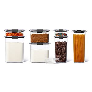 7-Piece Rubbermaid Brilliance Pantry Food Storage Container Set $56.42 + Free Shipping on $49+