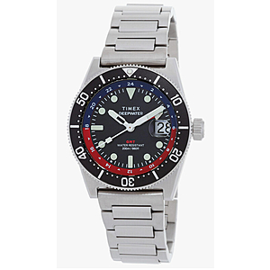 TIMEX Deepwater Reef Quartz Black Dial Men's Watch $149