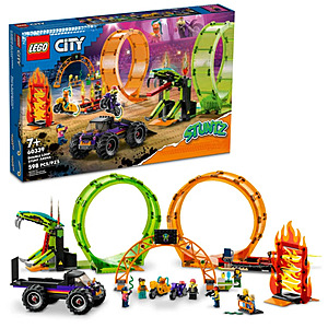 598-Piece LEGO Double Loop Stunt Arena Building Set (60339) $57.96 + Free Shipping