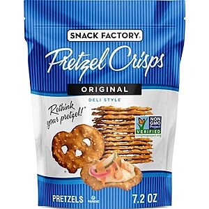 [AC] $1.79 | 7.2-Oz Snack Factory Original Pretzel Crisps at Amazon