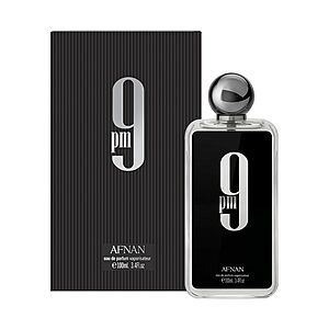 3.4-Oz Afnan 9 PM For Men Eau De Parfum Spray $21.09 Free Shipping w/ Prime