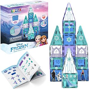 68-Piece Tytan Disney Frozen Magnetic Tiles Princess Castle Building Set w/ Glitter Tiles & Character Stickers $22.35 + Free Shipping w/ Prime or on $35+