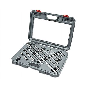 +11% Menard's rebate, Crescent 1/4-3/4" Drive Socket Accessory Set with 2 breaker bars - 16 Piece, $33.70