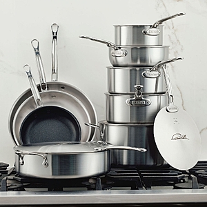 Hestan Thomas Keller Stainless Steel 11-Piece Cookware Set