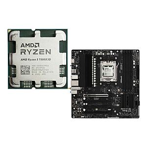 AMD Ryzen 5 7500X3D, AsRock B850M-C CPU/Motherboard Bundle $199.99