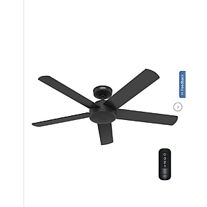 Hunter Anvik 52” Indoor/Outdoor Ceiling Fan with Remote $99.99 Matte Black or White Free Shipping Costco.com