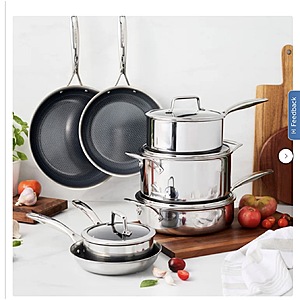 Henckels Paradigm Ceramic 11-piece Cookware Set $189.99 Free Shipping Costco.com