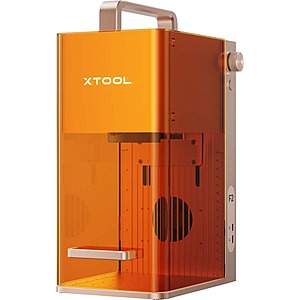 Package - xTool - F2 5W IR & 15W Diode Portable Dual Laser Engraver and Desktop Purifier - White $1528 Bestbuy.com