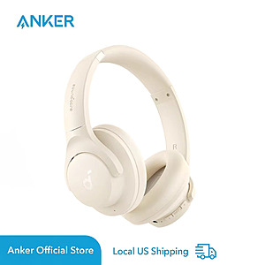 Refurbished: Soundcore Anker Q20i Wireless Over Ear Bluetooth Headphones, up to 60H Playtime, free S&H $19.01