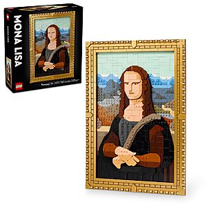 1503-Piece LEGO Art Mona Lisa Building Set - Leonardo da Vinci wall Display $79.99 + Free Shipping