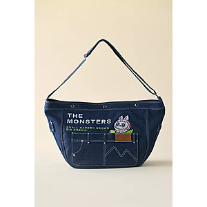 POP MART The Monsters Labubu Denim Messenger Bag $17.99, More + Free Shipping on $50+
