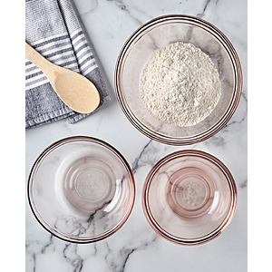 3-Piece Anchor Hocking Glass Mixing Bowl Set (Pink or Green) $14.93 + Free Pickup at Macy's or F/S on $39+