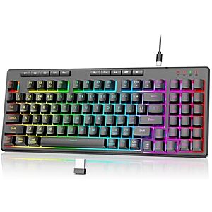 [AC] $29.99* | 94-key Redragon K517 RGB Backlit Pro Wireless Gaming Keyboard at Amazon