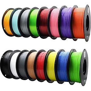 16kg Hot New PETG 3D Printer Filament 1.75mm 16 Colors Strong Durable Low Warp Heat Resistant for Functional Parts