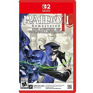 $24.99: Raidou: Remastered – The Mystery of the Soulless Army Launch Edition (Nintendo Switch 2) at Amazon