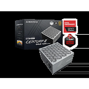 1200W Montech Century II 80+ Gold ATX 3.1 Fully Modular Power Supply $100 + Free S/H