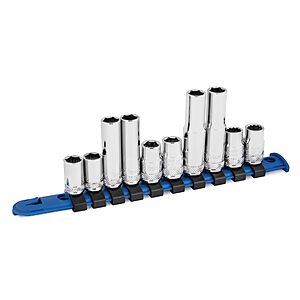Amazon: Titan 67010 10-Piece 1/4-Inch and 3/8-Inch Drive 10mm Socket Set $8.82 (Reg $15.99, ~45% Off) + FS w/ Prime