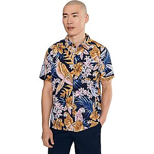 Hurley Men's Aero Short Sleeve Shirt (Obsidian, Size S-2XL) $21.98 + Free Shipping