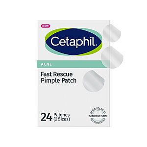 [S&S ] Cetaphil Acne Patches, Pimple Patches for Sensitive Skin 24 Count $3.69