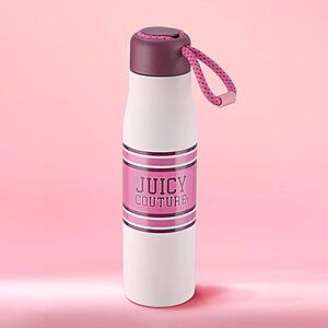 17-Oz Juicy Couture Logo Stainless Steel Water Bottle (Pink) $11.74 + Free Shipping w/ Prime or on $35+