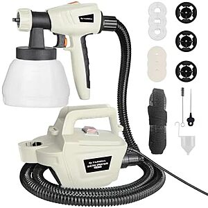 Tilswall 800W HVLP Electric Paint Sprayer w/ 1300ml Container & 3 Nozzles (Dark Gray) $36 + Free Shipping