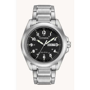 Citizen Men's Eco-Drive Weekender Garrison Field Watch in Stainless Steel $147