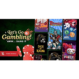 8-Item Lets Go Gambling Game Bundle (PC Digital Download) $12