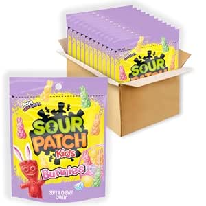 12-Pack 10-Ounce Sour Patch Kids Bunnies Soft & Chewy Easter Candy $13.23 + Free Shipping