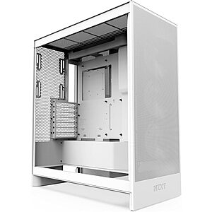 NZXT H7 Flow RGB Mid-Tower ATX Airflow Case w/ 360mm RGB Single Frame Fan (White) $79.99 + Free Shipping