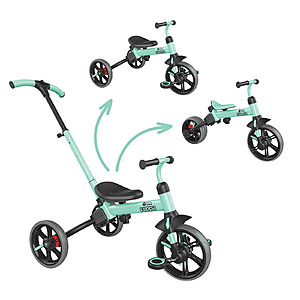 Velo Flippa 4-in-1 Kids Tricycle to Balance Bike, Adjustable Seat - Green - Free Shipping - $25.76