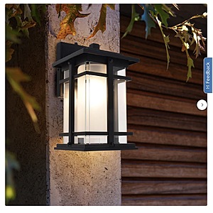 Lutec Craftsman Style Outdoor LED Wall Lantern $34.99 Free Shipping Costco.com