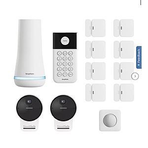 SimpliSafe Security System with 2 Outdoor Camera Series 2, 13-piece $199.99 free Shipping Costco.com