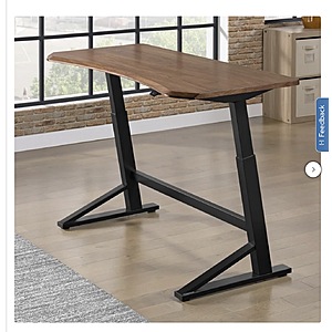 Teagan 60” Adjustable Height Desk $299.99 free shipping Costco.com
