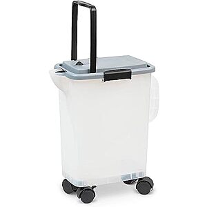 PetFusion BetterBin Portable Litter Storage Container w/ Adjustable Spout & Wheels (25-Pound Capacity) $23.27 + Free Shipping w/ Prime or on $35+