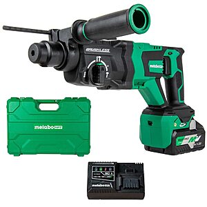 Metabo HPT 36V MultiVolt™ Cordless Rotary Hammer Kit SDS PLUS 1-1/8-Inch D-Handle Includes 36V - 4.0Ah MultiVolt™ Battery DH3628DD $272.3