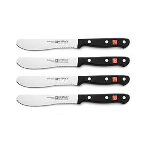 4 Count Wusthof Gourmet Four Piece Burger Knife Set $50 + Free S&H at Amazon