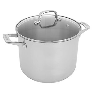HENCKELS Specialties 8.5-qt Pasta Pot with Lid and Strainers, Stainless Steel $49.98