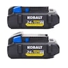 Kobalt 24 -Volt 2 -Pack Battery ( 4.0 Ah 4.0 Ah Lithium-ion ) Lowes.com - $69