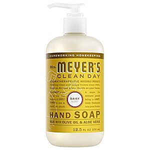 [SnS] $2.74* | 12.5-Oz Mrs. Meyer's Clean Day Liquid Hand Soap (Daisy) at Amazon