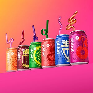 12-Pack 12-Ounce Poppi Prebiotic Soda Major Mix Variety Pack $14.53 w/ S&S + Free Shipping w/ Prime or on $35+