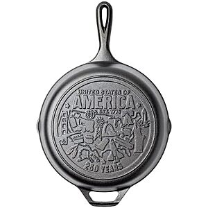 Lodge 10.25" America's 250th Anniversary USA Icons Seasoned Cast Iron Skillet $23.95