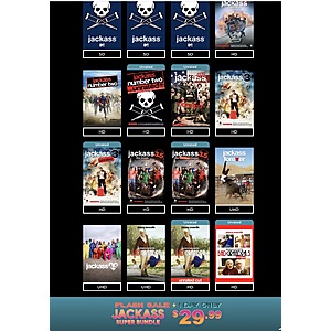 Fanflix Jackass Super Bundle Flash Sale $29.99 1 Day Only