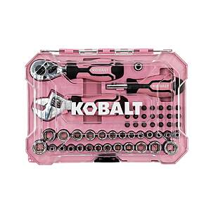 Kobalt Stubby 50 -Piece Metric and standard (SAE) Mechanics Tool Set with Hard Case | 53683 $19.98