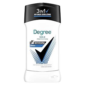 [SnS, AC] $25.99* | 12-Pack 2.7-Oz Degree Men UltraClear Antiperspirant Deodorant (Fresh) at Amazon