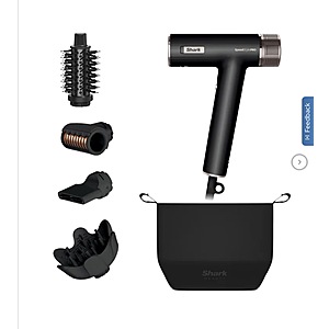 Shark SpeedStyle Pro Hair Dryer System Plus Storage Bag $159.99 Free Shipping Costco.com