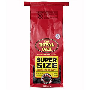 10-Pound Royal Oak Super Size Classic BBQ Charcoal Briquettes: 3 for $8.79 ($2.93 each) w/ Subcription + Free Shipping