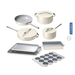 Caraway 11-piece Ceramic Non-Stick Cookware & Bakeware Set $479.99 Various Colors Free Shipping Costco.com