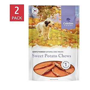 Caledon Farms Sweet Potato Chews for Dogs, 36 oz, 2-pack $32.99 free shipping Costco.com