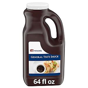 [SnS, AC] $12.47* | 83.2-Oz Minor's General Tso Sauce (Ginger Garlic Sesame) at Amazon