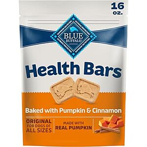 [SnS, AC] $1.74* | 16-Oz Blue Buffalo Health Bars Crunchy Dog Biscuits (Pumpkin & Cinnamon) at Amazon
